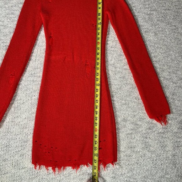 Lovers and Friends Knitted Flare Sleeve Sweater Dress Size S - Picture 5 of 5